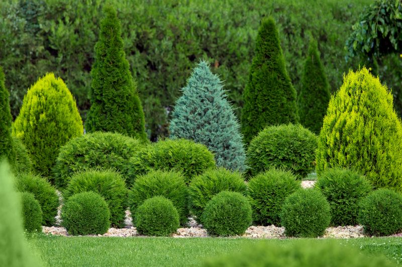 Healthy, Shaped Shrubs